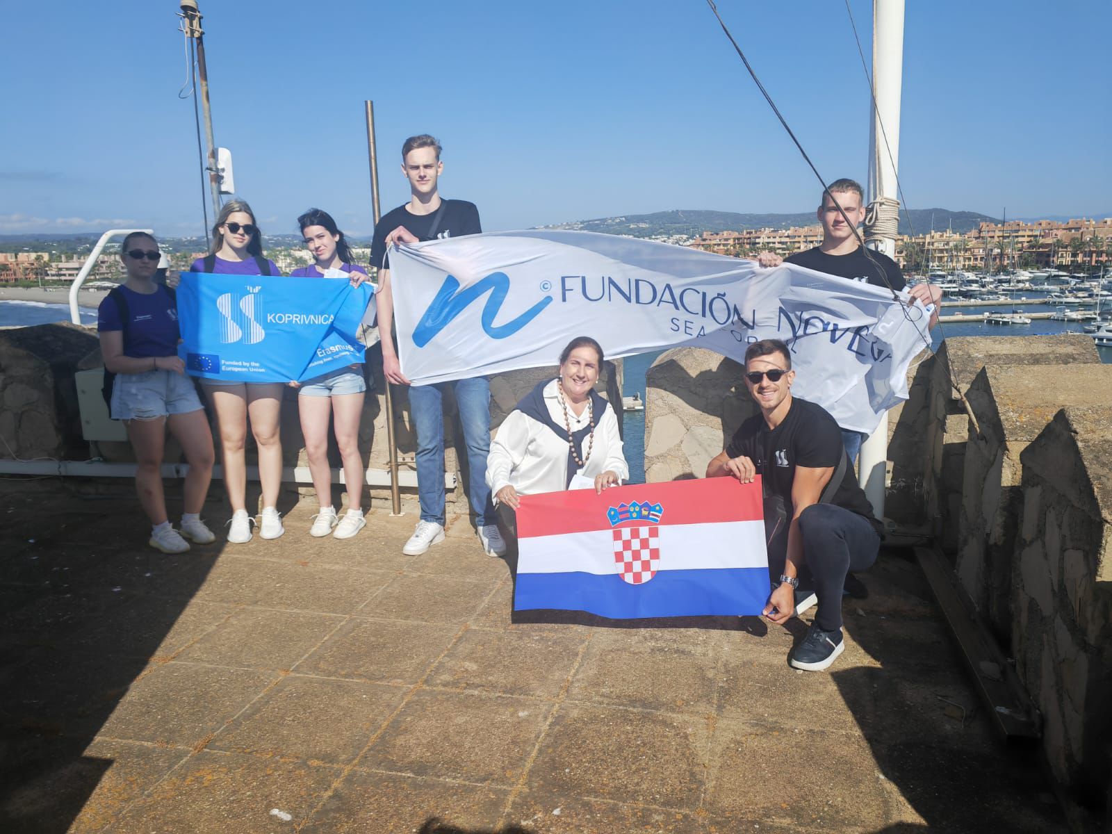 Puerto Sotogrande acoge una nueva movilidad europea impulsada por la Asociación Española para la Formación Profesional Inclusiva